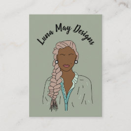 Affärskortet Modern Visning för den judiska  Chef Visitkort