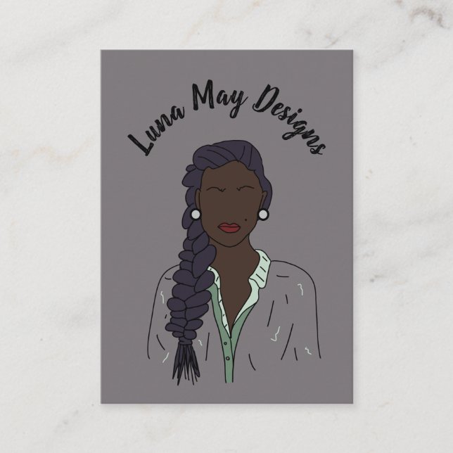 Affärskortet Modern Visning för den judiska  Chef Visitkort (Framsida)