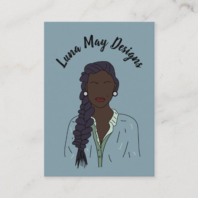 Affärskortet Modern Visning för den judiska  Chef Visitkort (Framsida)