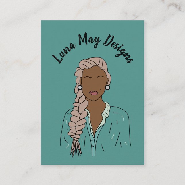 Affärskortet Modern Visning för den judiska  Chef Visitkort (Framsida)