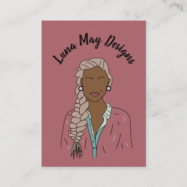 Affärskortet Modern Visning för den judiska  Chef Visitkort (Framsida)