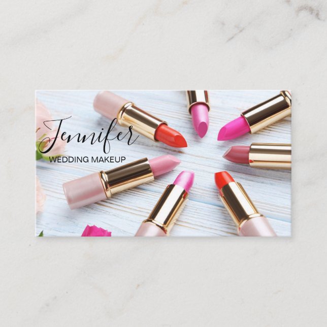 Affärskortet möhippa Makeup Visitkort (Framsida)