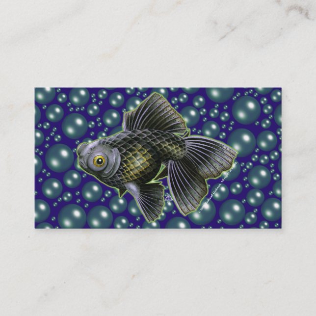 Affärskortet Moog Black Moor Visitkort (Framsida)