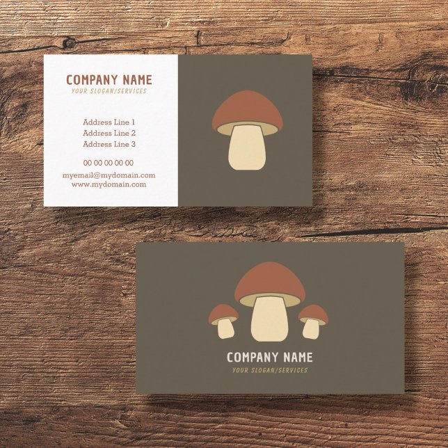 Affärskortet Mushroom Visitkort (Mushroom Business Card)