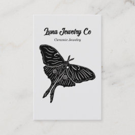 Affärskortet Mystical Luna Moth Jewelry Pin Visitkort