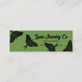 Affärskortet Mystical Luna Moth Jewelry Stud Mini Visitkort