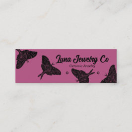 Affärskortet Mystical Luna Moth Jewelry Stud Mini Visitkort