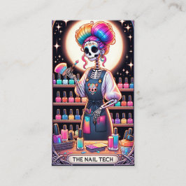 Affärskortet Nagel Tech Tarot Card Visitkort