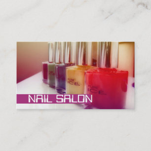 Affärskortet Nail Salon, Spa, Beauty, Cosmetology Visitkort