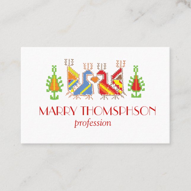 Affärskortet NativeElements-Elegant Visitkort (Framsida)