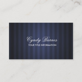 Affärskortet Navy Blue Rand Visitkort