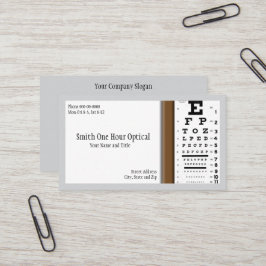 Affärskortet Optometrister Visitkort