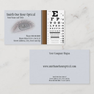Affärskortet Optometrister Visitkort