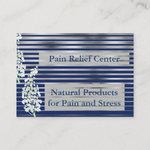 Affärskortet Pain Relief Center Stripe Visitkort