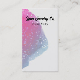 Affärskortet Paint Rosa Rainbow Jewelry Pin Visitkort