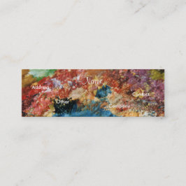 Affärskortet Painter I - Anpassade Mini Visitkort