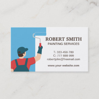 Affärskortet Painter Painters Services Visitkort