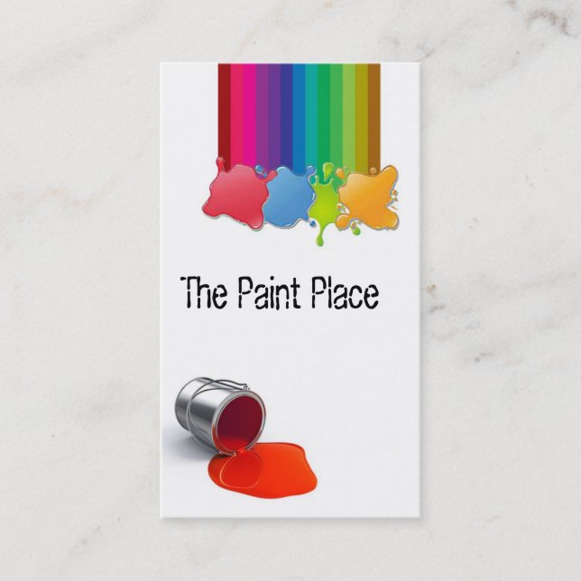 Affärskortet Painter Visitkort (Framsida)