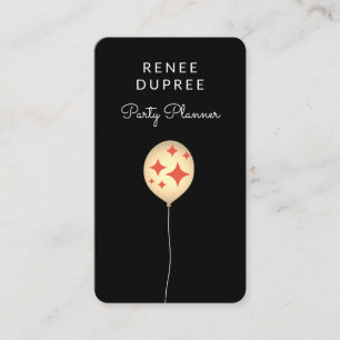 Affärskortet Party Planner Balloon Visitkort
