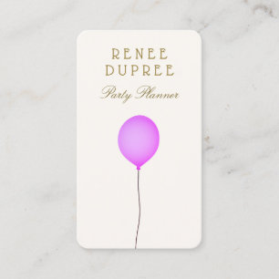 Affärskortet Party Planner Balloon Visitkort