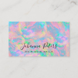 affärskortet pastel färg abstrakt opal visitkort