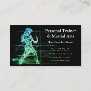 Affärskortet Personal Trainer & Martial Arts Visitkort