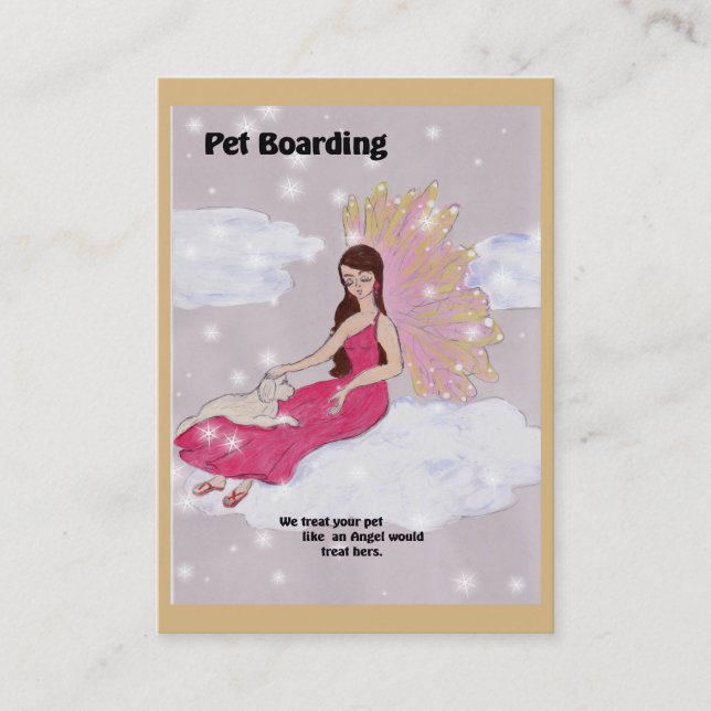 Affärskortet Pet Boarding Visitkort (Framsida)