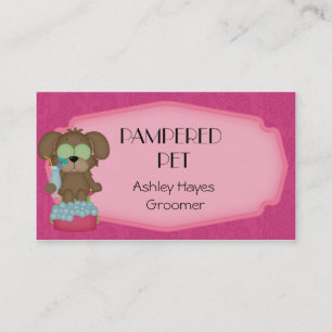 Affärskortet Pet Groomer/ Vet Visitkort