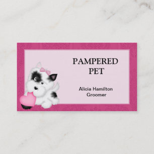 Affärskortet Pet Groomer/ Vet Visitkort