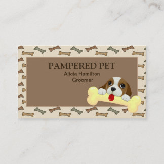 Affärskortet Pet Groomer/ Vet Visitkort