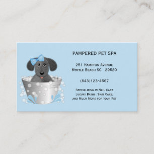 Affärskortet Pet Groomer Visitkort