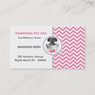 Affärskortet Pet Groomer Visitkort