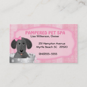 Affärskortet Pet Groomer Visitkort