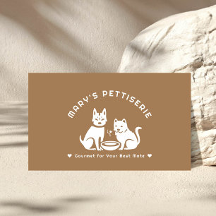 Affärskortet Pet Homemade Gourmet Food Bakery Visitkort