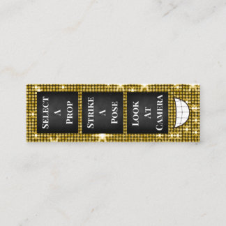 Affärskortet Photo Booth Mini Visitkort