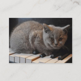 Affärskortet Piano eller Music Lesson Visitkort