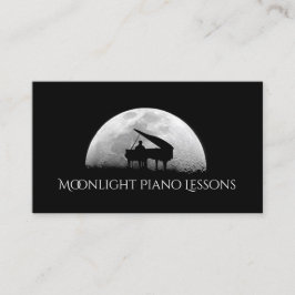Affärskortet Piano Lessons, Music, Instruments Visitkort