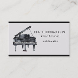 Affärskortet Piano Lessons Visitkort