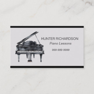Affärskortet Piano Lessons Visitkort