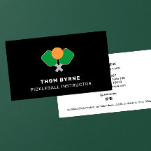 Affärskortet Pickleball Coach Square