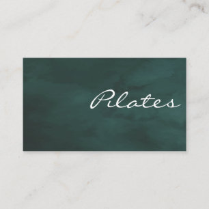 Affärskortet Pilates Yoga Instruktör Lärare Visitkort