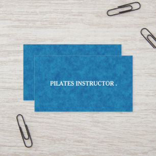Affärskortet Pilates Yoga Instruktör Lärare Visitkort