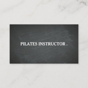 Affärskortet Pilates Yoga Instruktör Lärare Visitkort