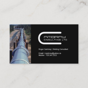 Affärskortet Pipeline Welder Visitkort