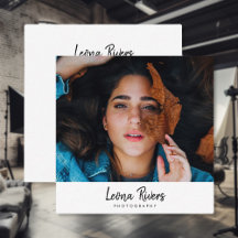 Affärskortet porträtt QR-kodfotograf