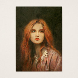 Affärskortet Pre-Raphaelite Girl ACEO Visitkort