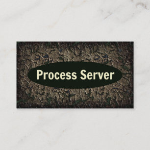 Affärskortet processaa server, vilande visitkort
