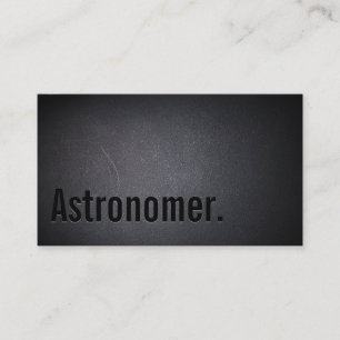 Affärskortet professionell Black Astronomer Visitkort