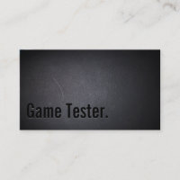 Affärskortet Professionell Black Out Game Testing