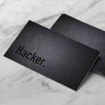 Affärskortet professionell Black Out Hacker Visitkort<br><div class="desc">Affärskortet professionell Black Out Hacker.</div>